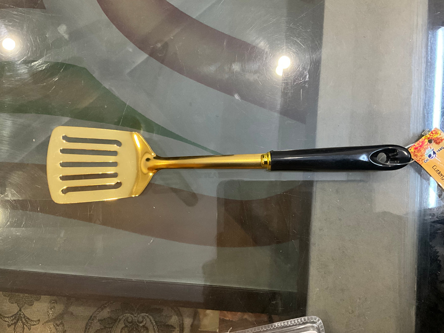 Stainless Steel Flipping Spoon – Multipurpose Kitchen Turner for Frying, Cooking, and Serving