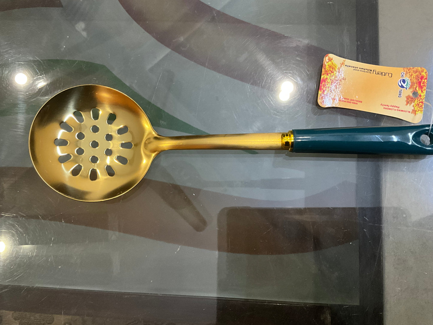 Stainless Steel Slotted Spoon – Durable Kitchen Tool for Frying, Serving, and Draining