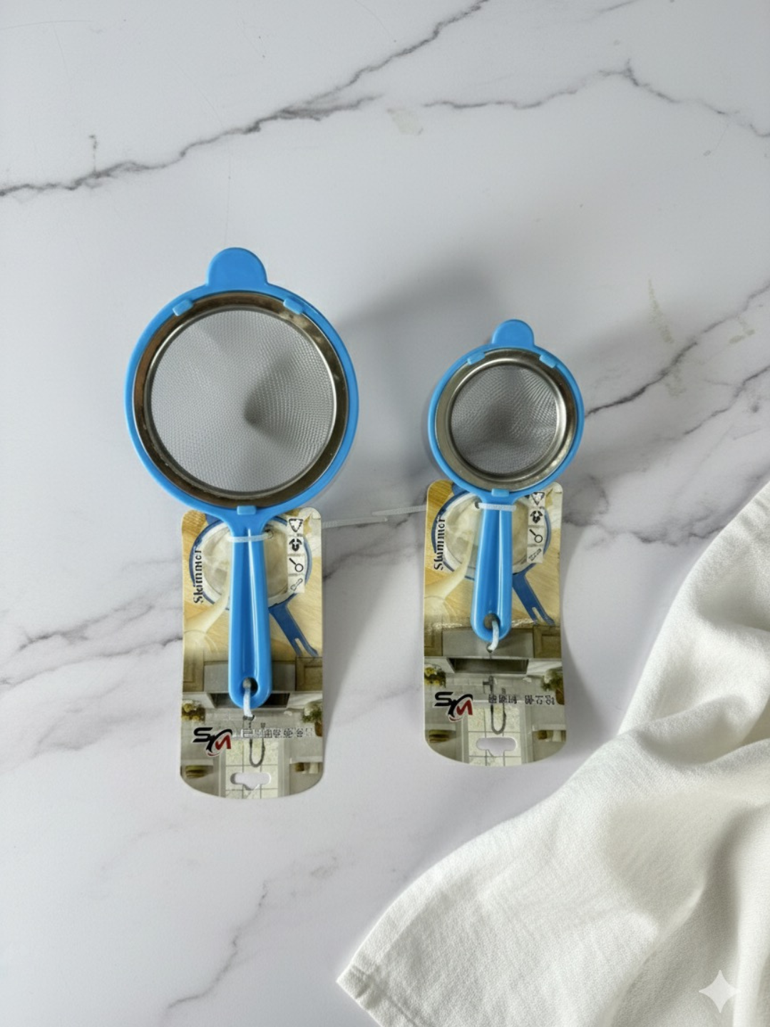 Blue strainer set