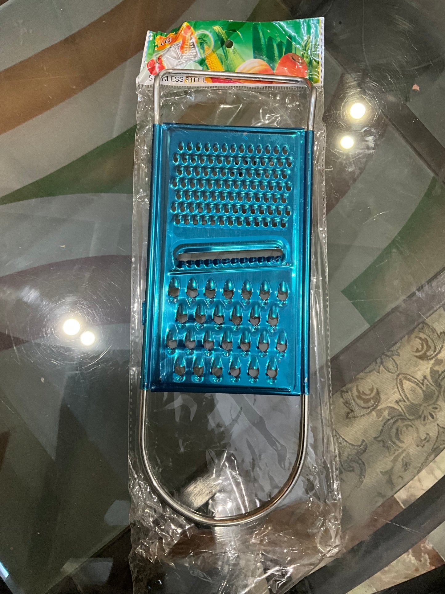 3-in-1 Multi-Functional Stainless Steel Grater β Handheld Fruit & Vegetable Slicer