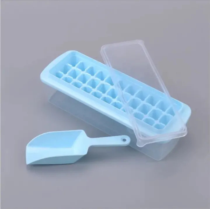 Ice cube tray with ice lifter and storage container- High quality ice cube tray