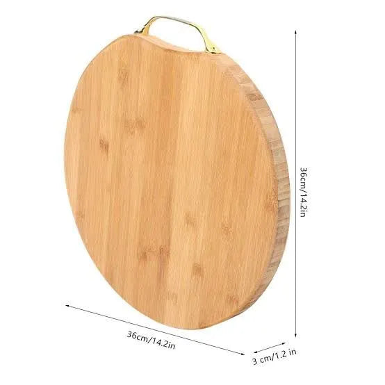 BAMBOO WOODEN CUTTING BOARD ROUND SHAPE CHINA
