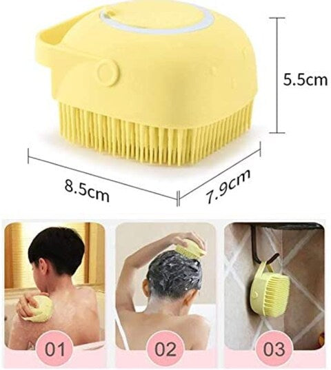 Silicone Body Scrubber Soft Silicone Massage Exfoliating Bath Exfoliating Body Scrubber Shower Bath Body Brush Easy to Clean