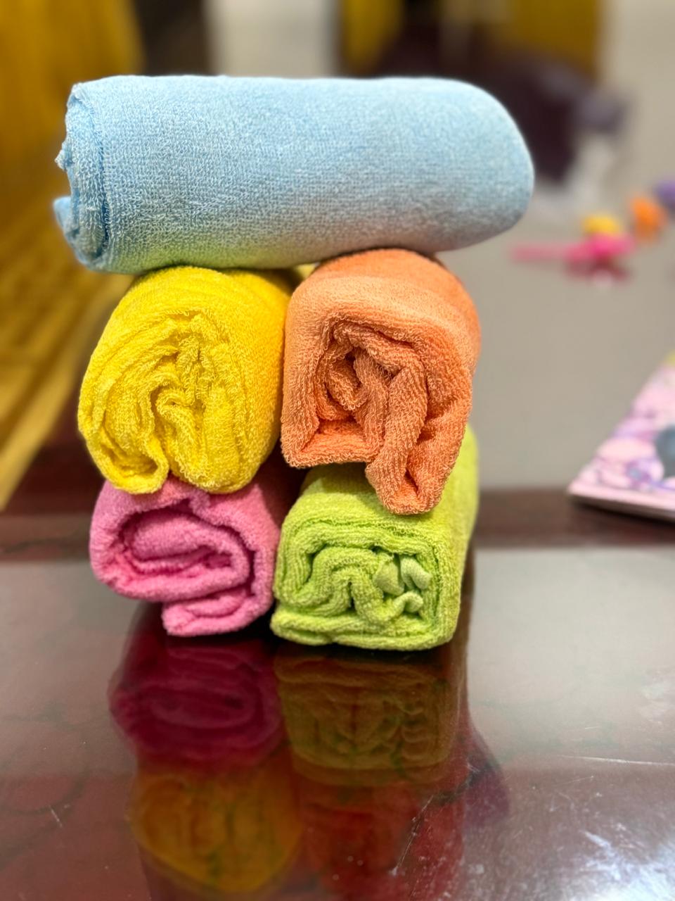 Pack of 5 Hygienic Absorbent Washable Kitchen Towels – Small & Thick Cleaning Cloths