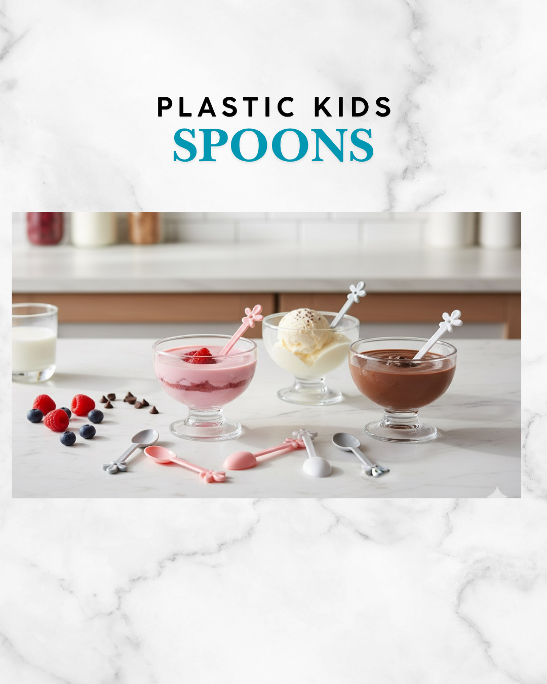 Plastic Kids Spoon – Safe, Lightweight & Easy for Little Hands