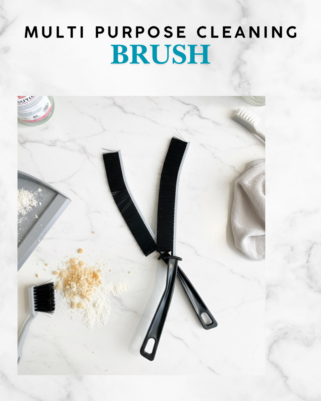 1/2pcs Gap Cleaning Brush Household Ceramic Tile Joint Scrubber Hard Brush Multi Purpose Window And Door Gap Cleaning Brush