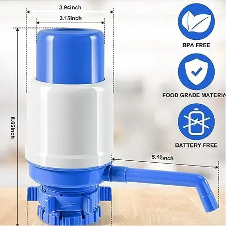 Manual Water Pump for 19-Liter Bottles – Large Bottle Dispenser