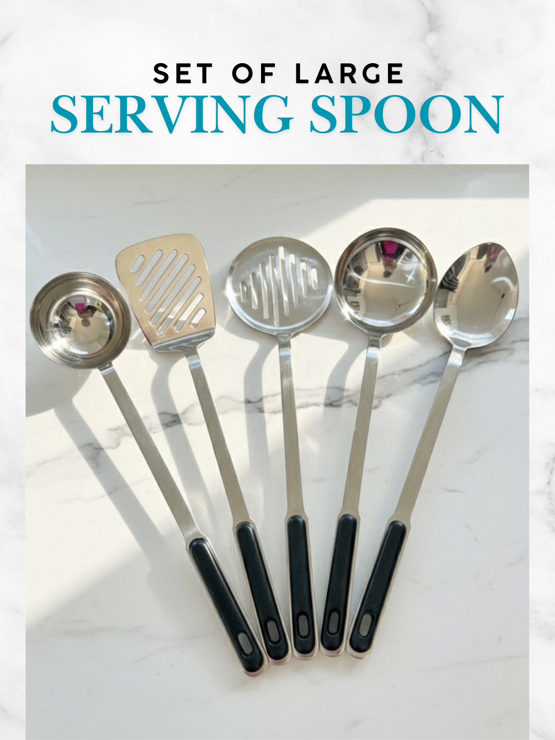 Buy stainless steel big spoons
