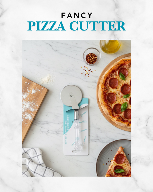 Stainless Steel Pizza Cutter with Acrylic Handle