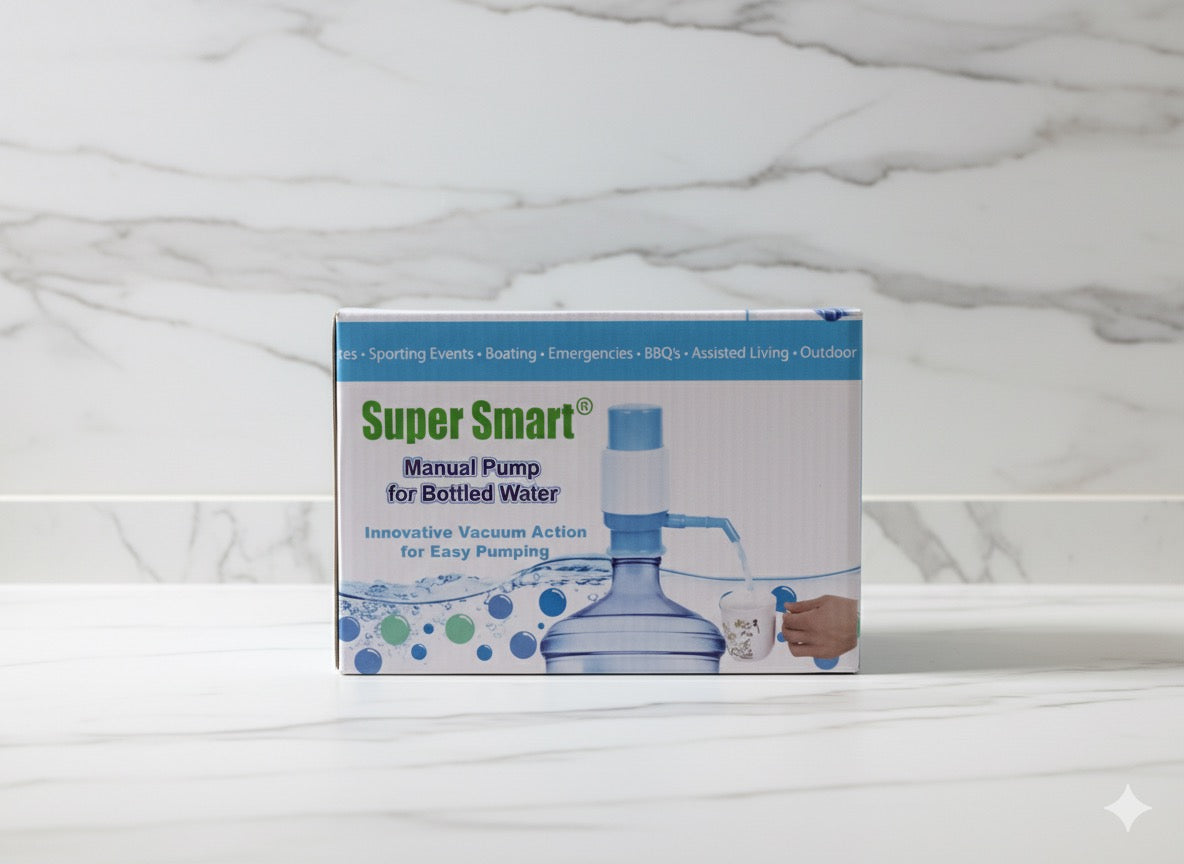 “Manual water pump dispenser for 19-liter large water bottle, BPA-free