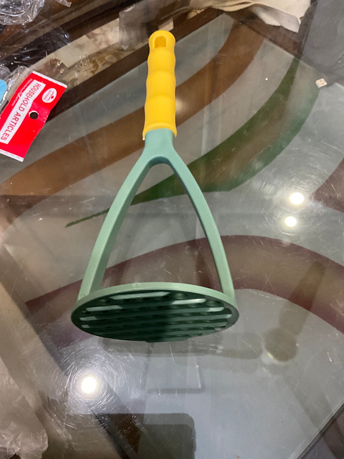 Online Karachi Plastic Potato Masher With Handle/Masher - Potato Masher - Potato & Vegetables Masher high quality press tool Crusher [Plastic Handle]