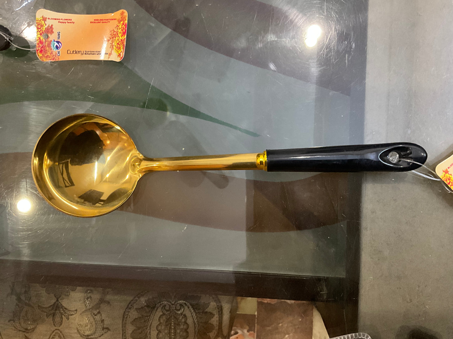 Stainless Steel Stew Serving Spoon – Deep Ladle for Soups, Curries, and Gravies