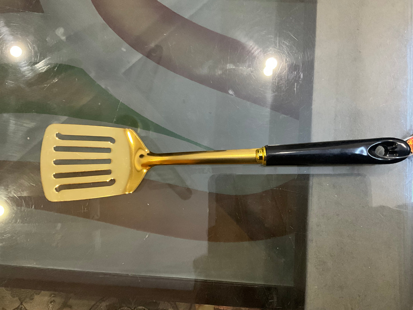 Stainless Steel Flipping Spoon – Multipurpose Kitchen Turner for Frying, Cooking, and Serving