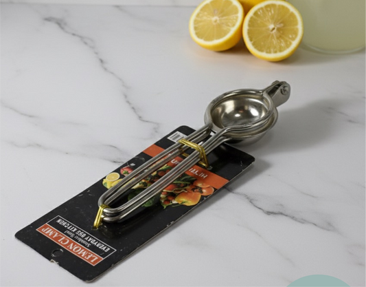 Stainless steel lemon squeezer