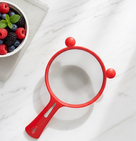 Plastic strainer.