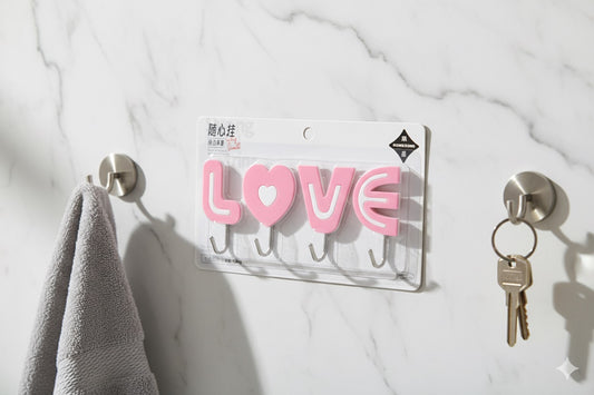 Stick-On Wall Hook – Durable Adhesive Hanger for Home & Office